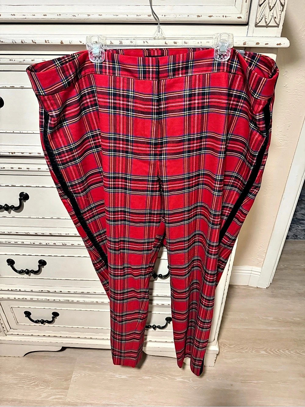 Talbots Straight Pants in plaid